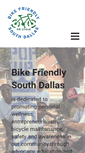 Mobile Screenshot of bikefriendlysouthdallas.org