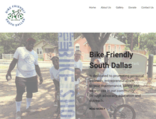 Tablet Screenshot of bikefriendlysouthdallas.org
